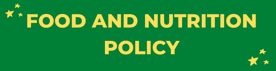 Food and nutrition policy